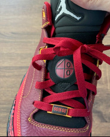 Red and Black - FLIGHT JORDANS - Size 11*