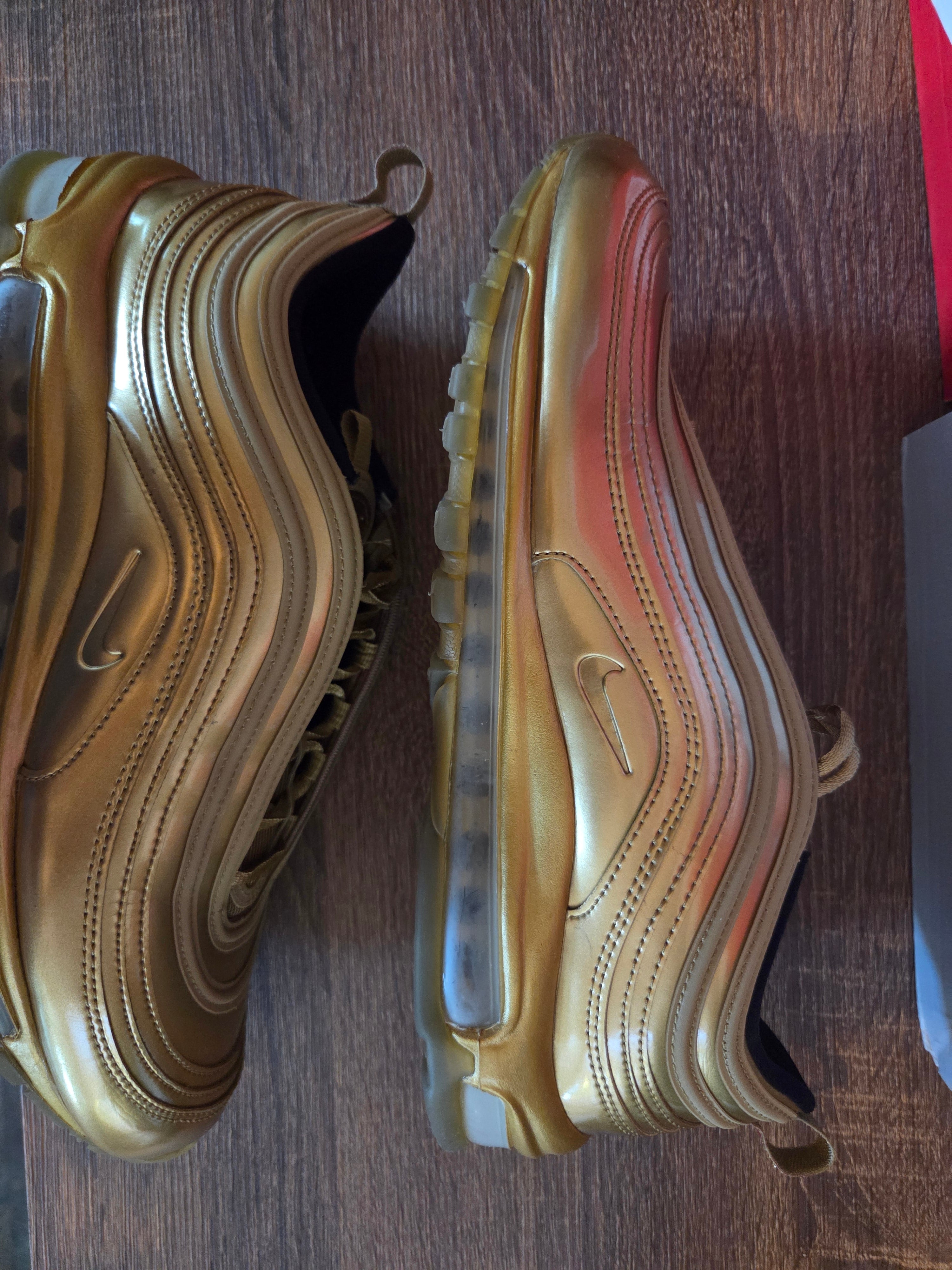 " Metallic Gold " - NIKE AIR MAX 97 - Size 11.5*