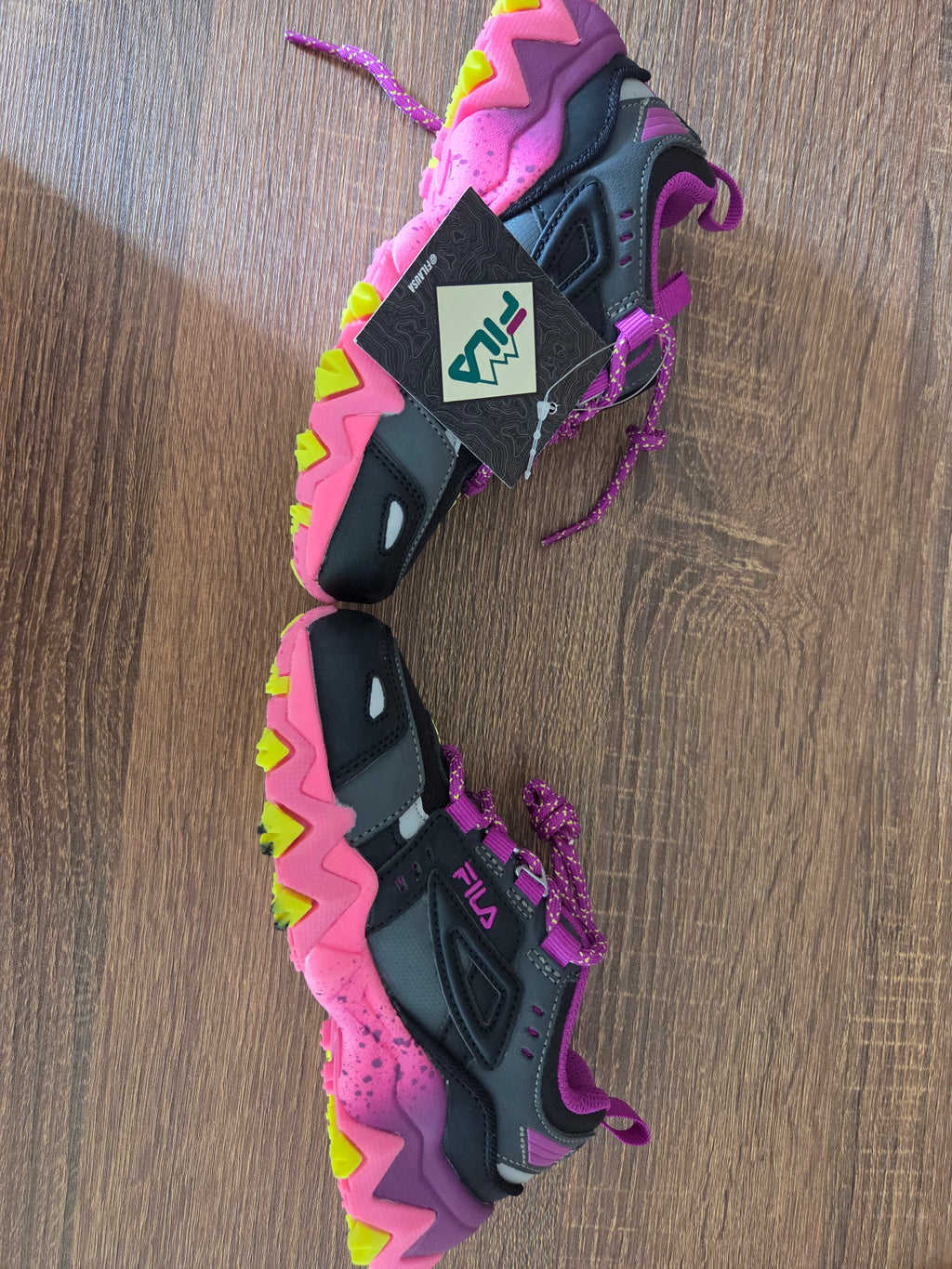Purple & Black - FILA OAKMONT TR - Size 11* KIDS