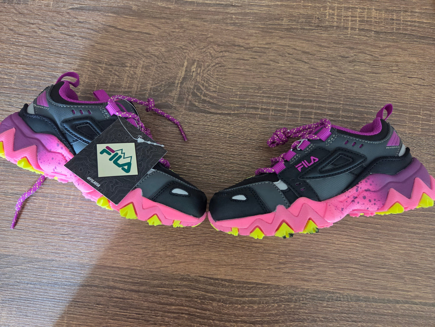 Purple & Black - FILA OAKMONT TR - Size 11* KIDS