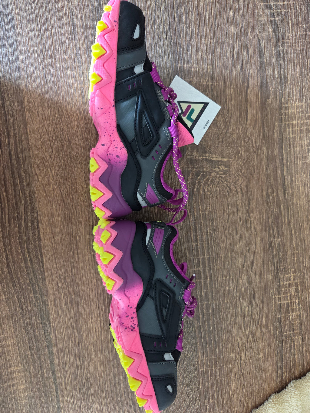 Purple & Black - FILA OAKMONT TR - Size 11* KIDS
