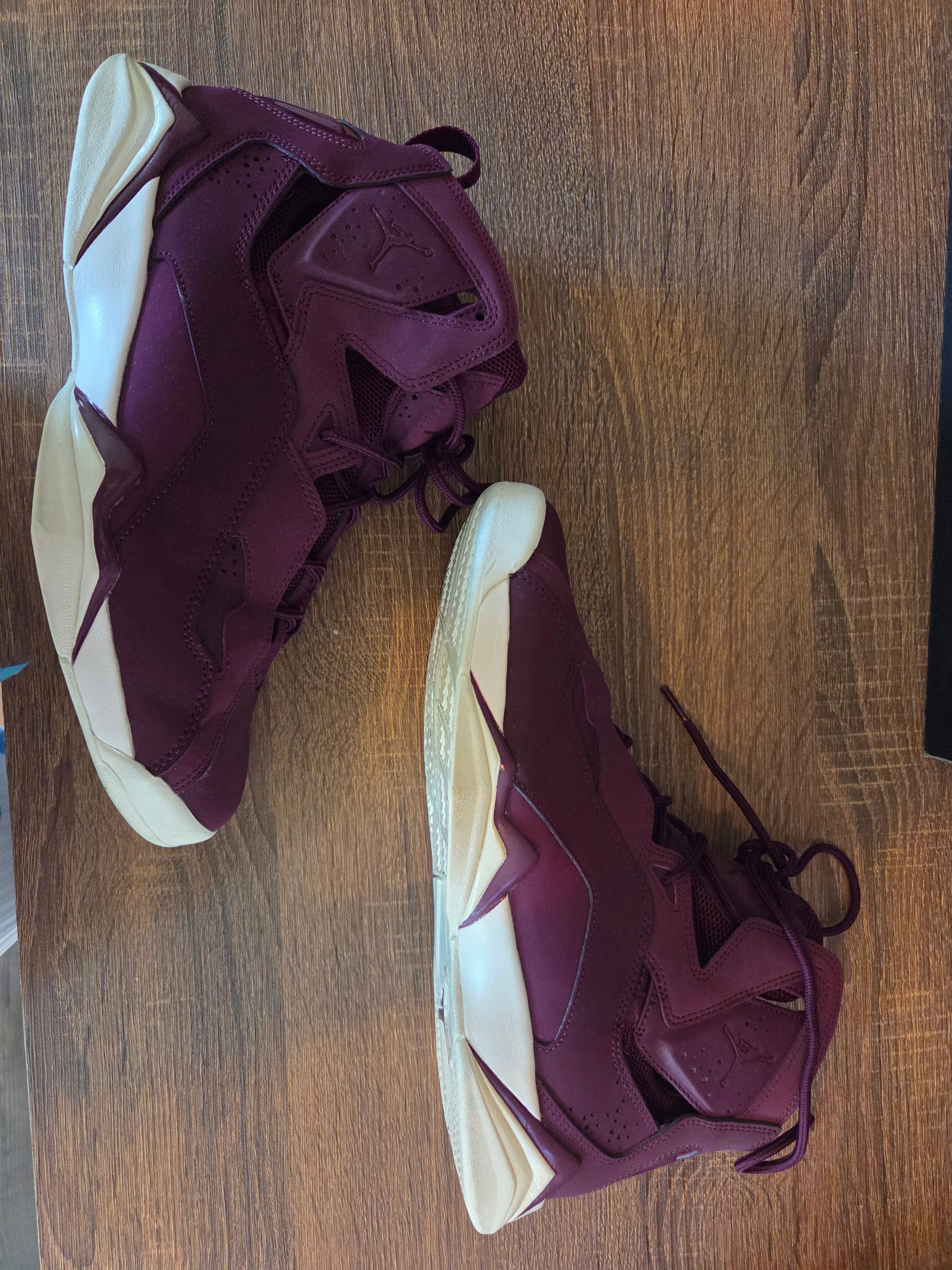 " Burgundy Bordeaux " - AIR JORDAN TRUE FLIGHT - Size 11.5*