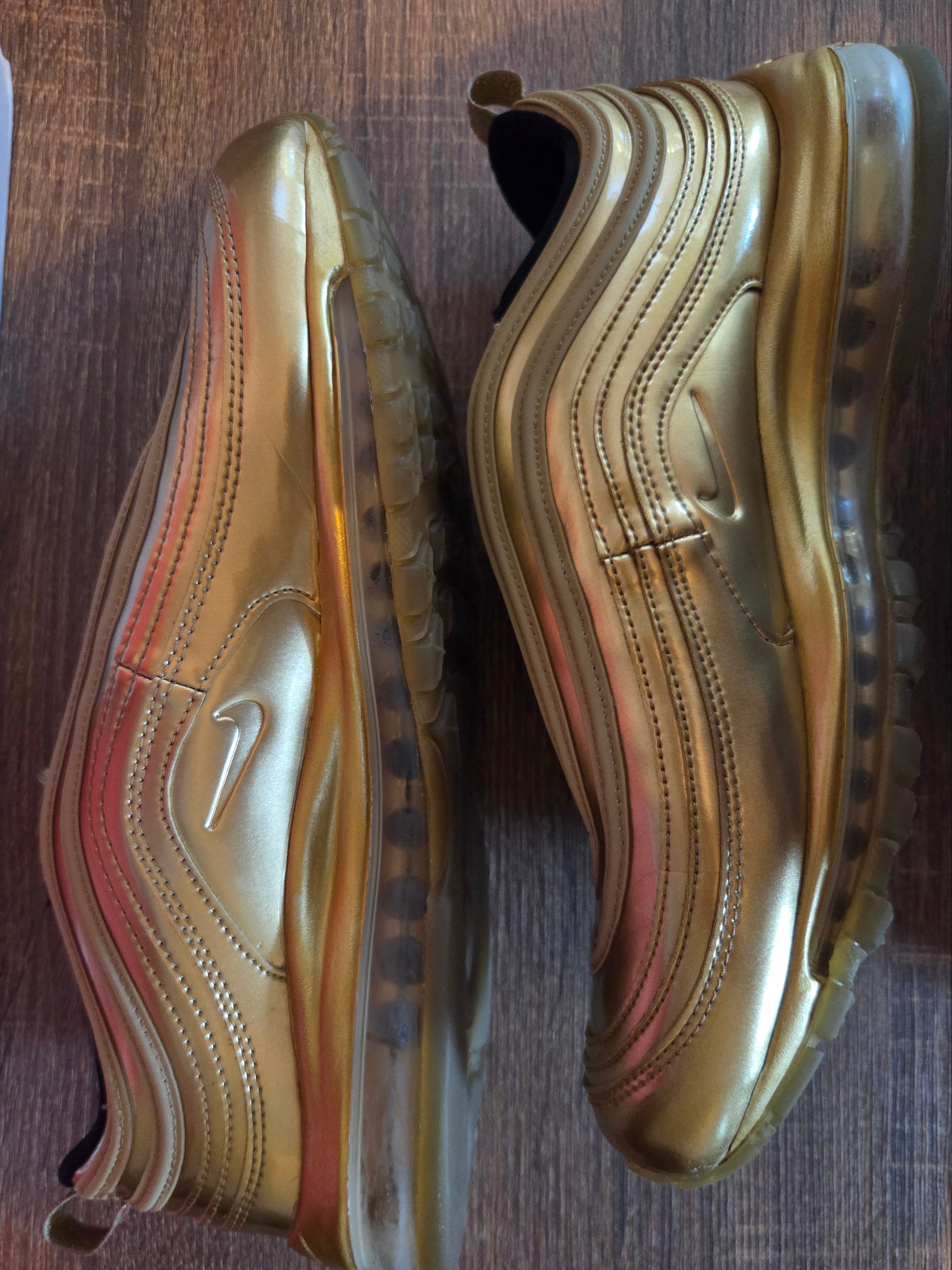" Metallic Gold " - NIKE AIR MAX 97 - Size 11.5*