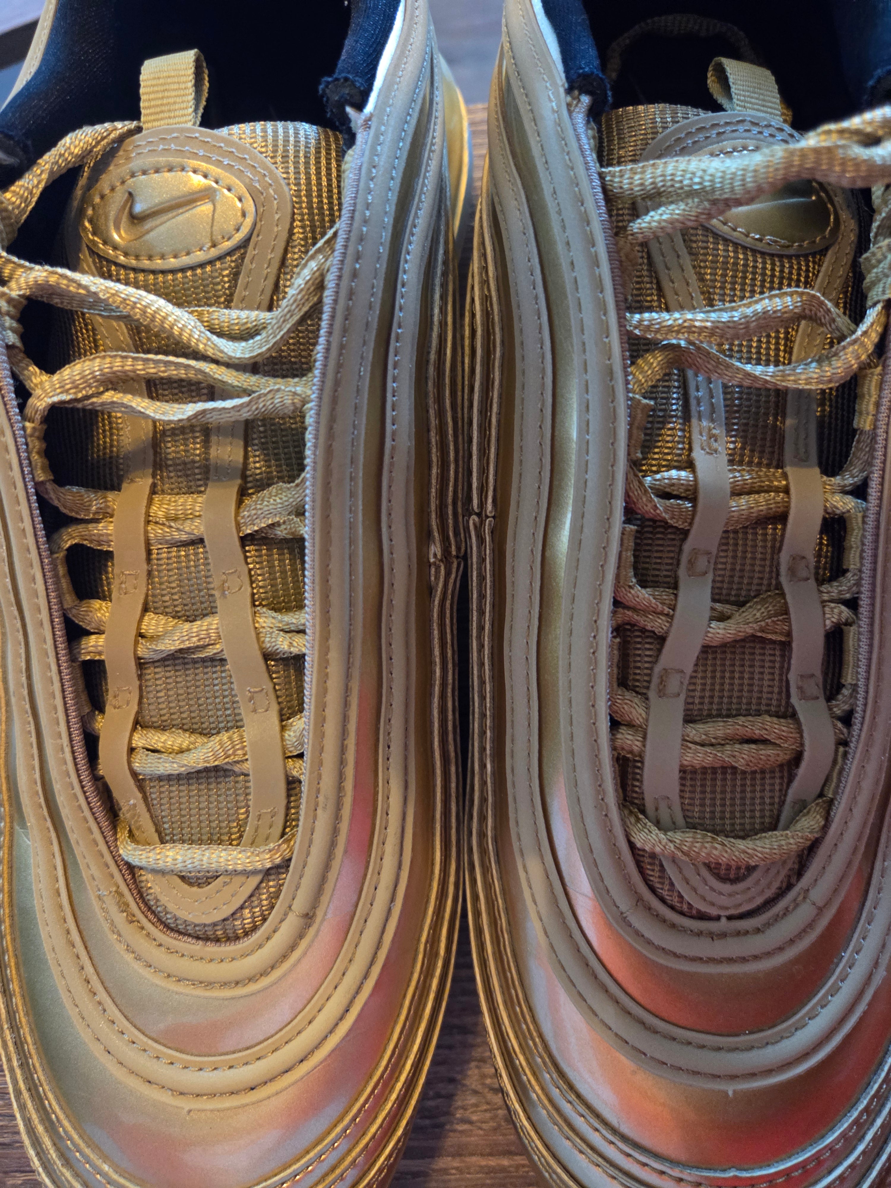 " Metallic Gold " - NIKE AIR MAX 97 - Size 11.5*