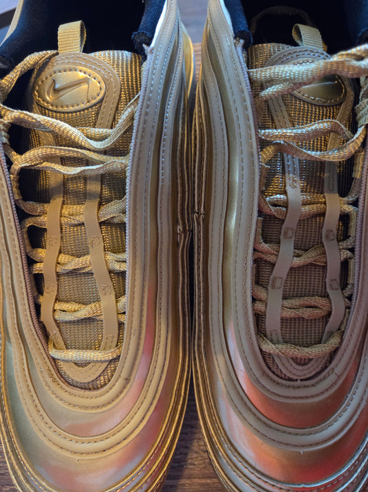 " Metallic Gold " - NIKE AIR MAX 97 - Size 11.5*