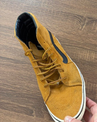 Brown with Black - VANS SK8-HI - Size 11.5*