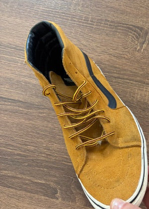 Brown with Black - VANS SK8-HI - Size 11.5*