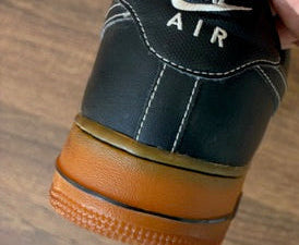 Black "Winterized" - NIKE / AIR FORCE 1's - Size 11
