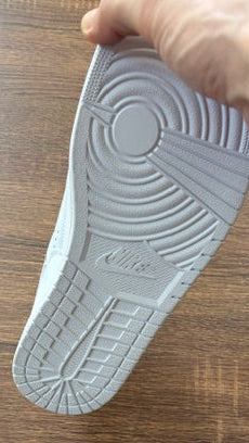 White with Black - AIR JORDANS - Size 11.5*