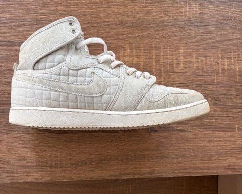 "Pure Platinum " - JORDAN AJKO HIGH QUILTED - Size 11.5*