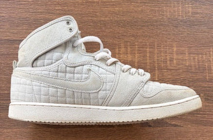 "Pure Platinum " - JORDAN AJKO HIGH QUILTED - Size 11.5*