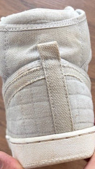 "Pure Platinum " - JORDAN AJKO HIGH QUILTED - Size 11.5*