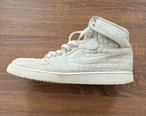 "Pure Platinum " - JORDAN AJKO HIGH QUILTED - Size 11.5*