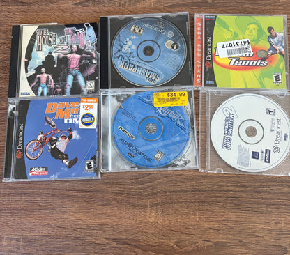 DreamCast Bundle6* w/ 6 Games and 2 Controllers!