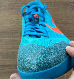 Blue with Orange Logo - NIKE JA 3 - Size 11*