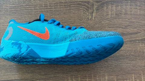 Blue with Orange Logo - NIKE JA 3 - Size 11*