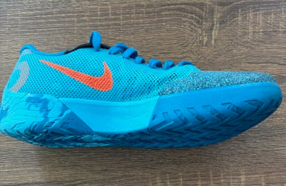 Blue with Orange Logo - NIKE JA 3 - Size 11*