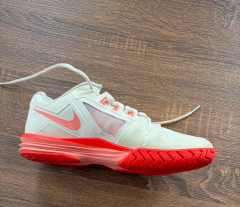 White with Orange / Pink - NIKE LUNAR BALLISTEC 1.5 - Size 10.5*
