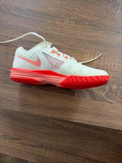 White with Orange / Pink - NIKE LUNAR BALLISTEC 1.5 - Size 10.5*