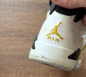 " Yellow Ochre " - JORDAN 6 RETRO - Size 4Y * KIDS