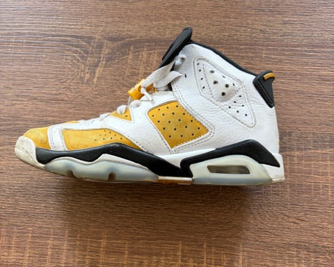 " Yellow Ochre " - JORDAN 6 RETRO - Size 4Y * KIDS