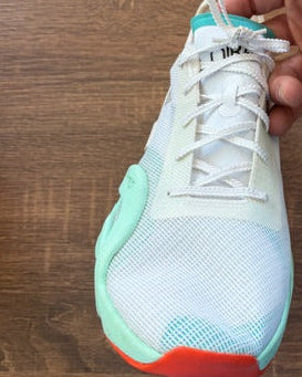 White with Teal - NIKE AIR ZOOM - Size 11*