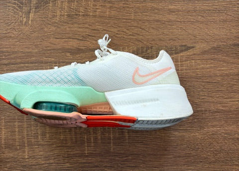 White with Teal - NIKE AIR ZOOM - Size 11*