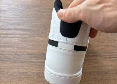 White with Black - AIR JORDANS - Size 11.5*