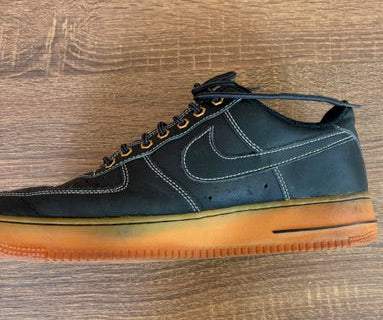 Black "Winterized" - NIKE / AIR FORCE 1's - Size 11