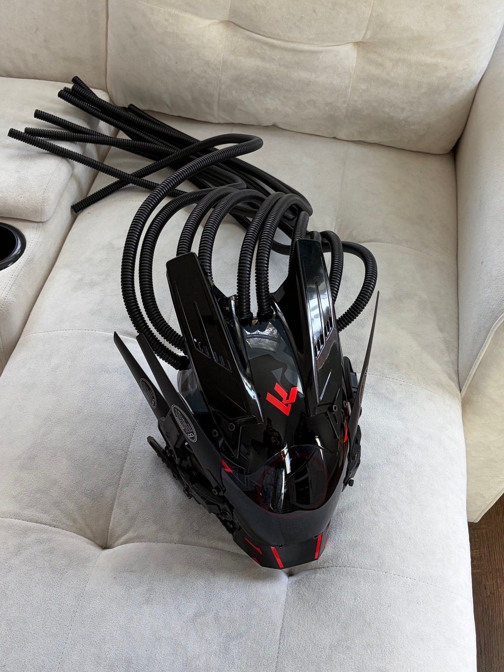 LED Cosplay helmet