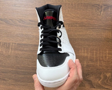 White with Black - AIR JORDANS - Size 11.5*