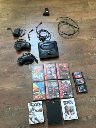 Sega Genesis Bundle - Includes 12 Games, 2 Controllers!