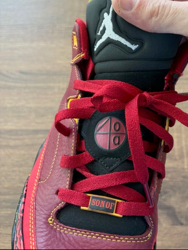Red and Black - FLIGHT JORDANS - Size 11*