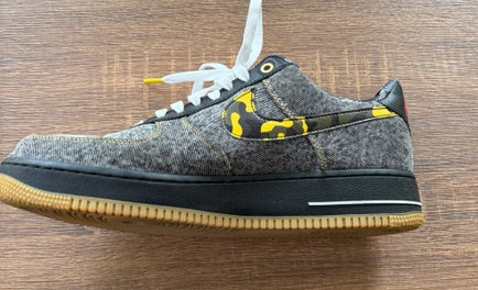 " Camo Denim Remix" - NIKE AIR FORCE 1's- 11.5*