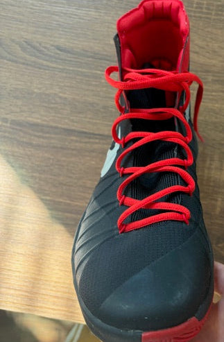 Black and Red - NIKE HYPERDUNK 2015 - Size 12