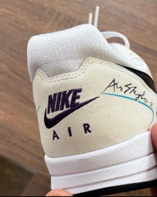 SIGNED - " Blue Lagoon " - NIKE AIR SKYLON 2 - Size 11.5*
