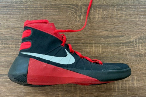 Black and Red - NIKE HYPERDUNK 2015 - Size 12
