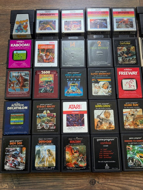 Atari Bundle - w/ 4 Controllers (2 joysticks), & 37 Games!