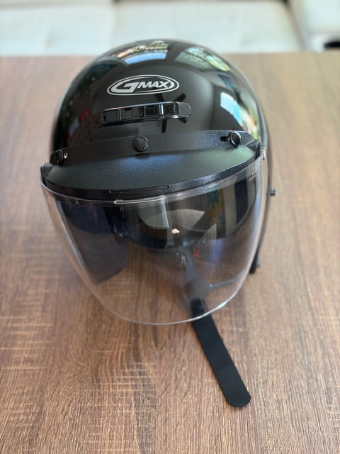 BLACK GMAX HELMET - Size L