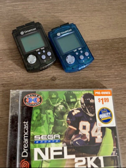 DREAMCAST BUNDLE4* Including - 2 Games ( NFL 2k, & Cyber Troopers Virtual-on )