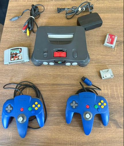 Nintendo 64 Bundle w/ 2 Controllers, Memory Card, + More!