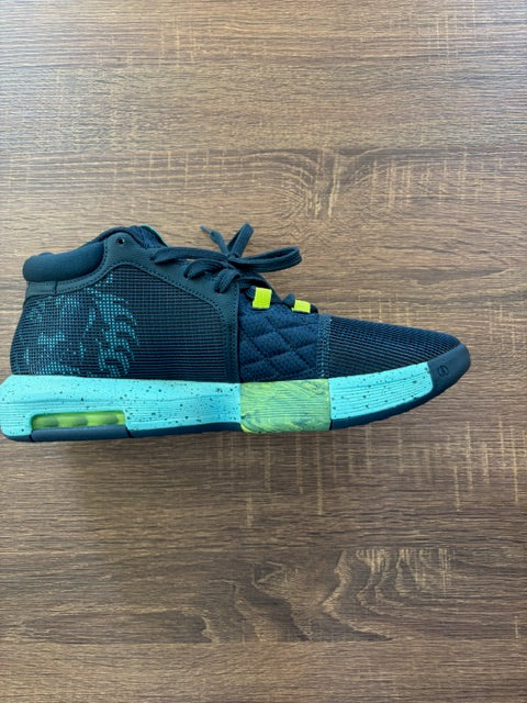 Navy Blue with Yellow - LEBRON WITNESS 8's - Size 11*