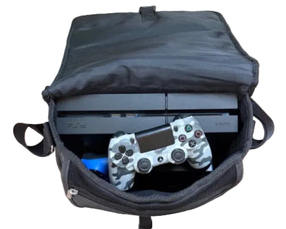 PS4 Bundle w/ Original Sony Bag, 2 Controllers, & 6 Games (Including MADDEN '24, GTA + more)!