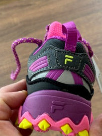 Purple & Black - FILA OAKMONT TR - Size 11* KIDS