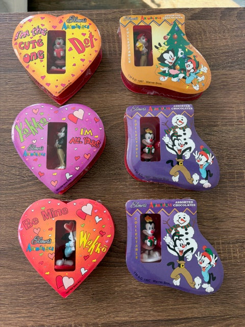 Animaniacs Assorted Chocolate -BUNDLE- (6 Pieces x 1 Duplicate)