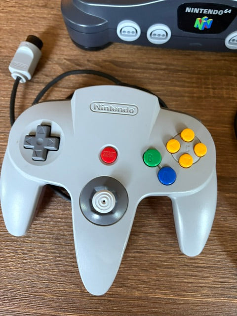 Nintendo 64 Bundle w/ 2 Controllers & 1 Game!