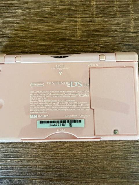 Pink Nintendo DS Lite W/ 4 Games!