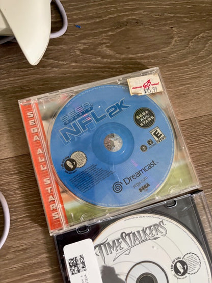 DreamCast Bundle3* Including 2 Games ( NFL 2k, & Time Stalkers )