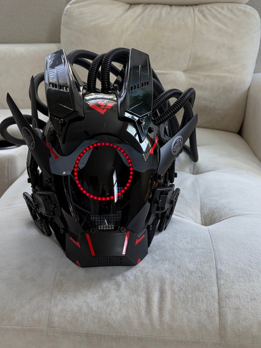 LED Cosplay helmet