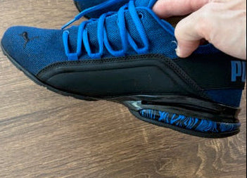 Blue with Black - NIKE AXELION BUBBLE GRAPHIC - Size 10.5*